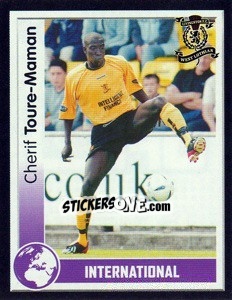 Cromo Cherif Toure-Maman - Scottish Premier League 2003-2004 n. 209 - Panini