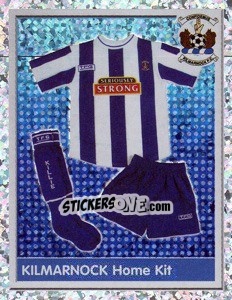Cromo Kilmarnock Home Kit - Scottish Premier League 2003-2004 - Panini