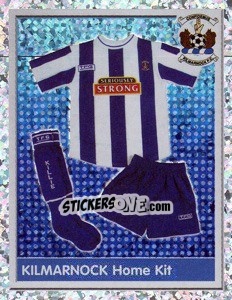 Sticker Kilmarnock Home Kit - Scottish Premier League 2003-2004 n. 247 - Panini