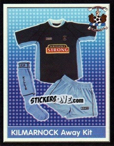 Sticker Kilmarnock Away Kit - Scottish Premier League 2003-2004 - Panini