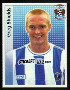 Sticker Greg Shields - Scottish Premier League 2003-2004 - Panini