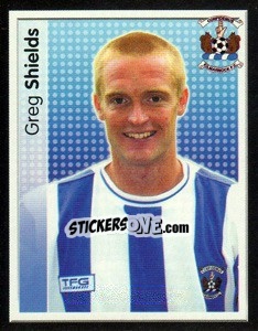 Figurina Greg Shields - Scottish Premier League 2003-2004 - Panini