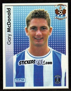Cromo Gary McDonald - Scottish Premier League 2003-2004 - Panini