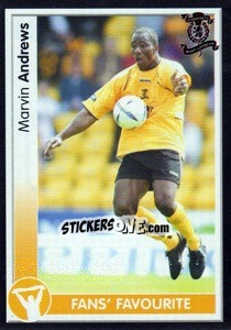 Sticker Marvin Andrews - Scottish Premier League 2003-2004 - Panini