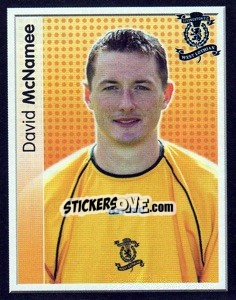 Sticker David McNamee - Scottish Premier League 2003-2004 n. 286 - Panini