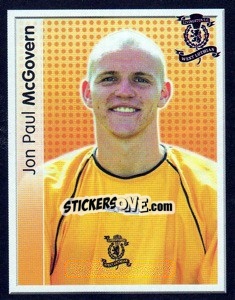Cromo Jon Paul McGovern - Scottish Premier League 2003-2004 - Panini