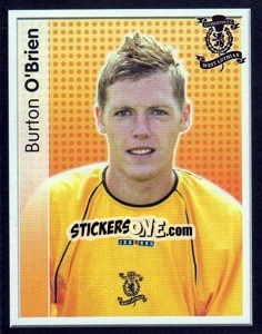 Cromo Burton O'Brien - Scottish Premier League 2003-2004 - Panini