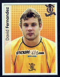 Sticker David Fernandez - Scottish Premier League 2003-2004 n. 298 - Panini