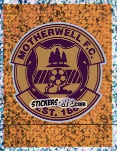 Sticker Motherwell Club Badge - Scottish Premier League 2003-2004 n. 306 - Panini