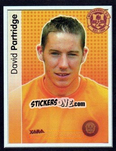 Sticker David Partridge - Scottish Premier League 2003-2004 n. 321 - Panini