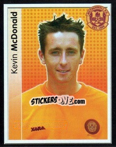 Sticker Kevin McDonald - Scottish Premier League 2003-2004 n. 322 - Panini