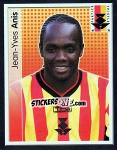Sticker Jean-Yves Anis - Scottish Premier League 2003-2004 n. 353 - Panini