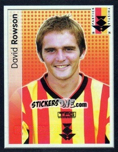 Sticker David Rowson - Scottish Premier League 2003-2004 - Panini