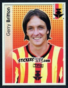 Sticker Gerry Britton - Scottish Premier League 2003-2004 - Panini