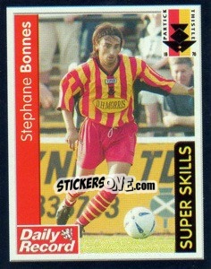 Figurina Stephane Bonnes - Scottish Premier League 2003-2004 - Panini