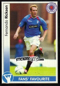 Cromo Fernando Ricksen - Scottish Premier League 2003-2004 n. 374 - Panini