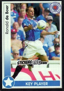 Sticker Ronald de Boer - Scottish Premier League 2003-2004 n. 375 - Panini