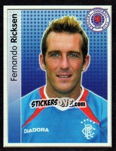 Sticker Fernando Ricksen - Scottish Premier League 2003-2004 n. 378 - Panini