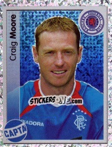Sticker Craig Moore - Scottish Premier League 2003-2004 n. 379 - Panini