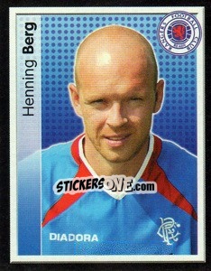 Sticker Henning Berg - Scottish Premier League 2003-2004 n. 380 - Panini