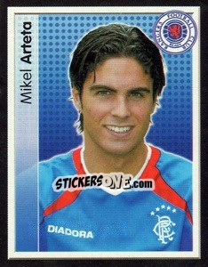 Sticker Mikel Arteta - Scottish Premier League 2003-2004 n. 389 - Panini