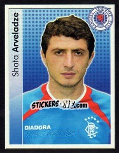 Sticker Shota Arveladze - Scottish Premier League 2003-2004 n. 393 - Panini