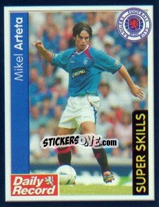 Sticker Mikel Arteta - Scottish Premier League 2003-2004 - Panini