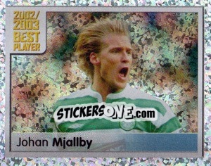 Cromo Johan Mjallby - Scottish Premier League 2003-2004 - Panini