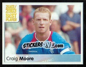 Sticker Graig Moore - Scottish Premier League 2003-2004 - Panini