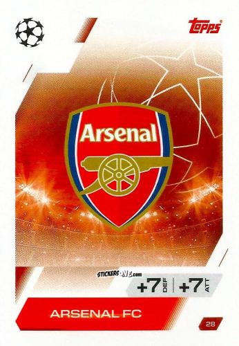Sticker Team Badge - UEFA Champions League & Europa League 2025-2026. Match Attax
 n. 28 - Topps