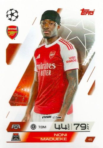 Cromo Noni Madueke - UEFA Champions League & Europa League 2025-2026. Match Attax
 n. 45 - Topps