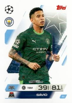 Sticker Sávio - UEFA Champions League & Europa League 2025-2026. Match Attax
 n. 61 - Topps