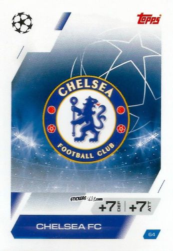 Figurina Team Badge - UEFA Champions League & Europa League 2025-2026. Match Attax
 n. 64 - Topps