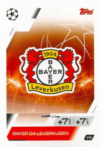 Figurina Team Badge - UEFA Champions League & Europa League 2025-2026. Match Attax
 n. 172 - Topps