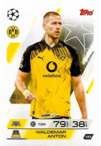 Figurina Waldemar Anton - UEFA Champions League & Europa League 2025-2026. Match Attax
 n. 193 - Topps