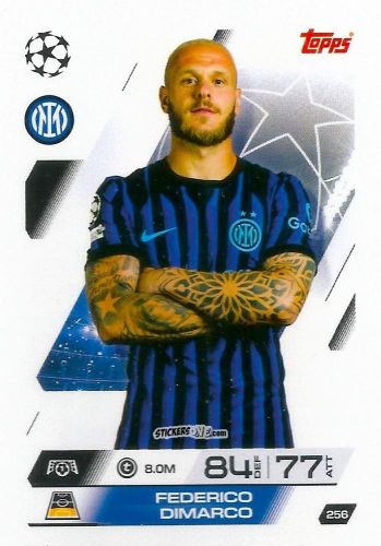 Cromo Federico Dimarco - UEFA Champions League & Europa League 2025-2026. Match Attax
 n. 256 - Topps