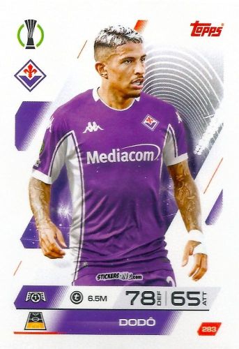 Figurina Dodô - UEFA Champions League & Europa League 2025-2026. Match Attax
 n. 283 - Topps