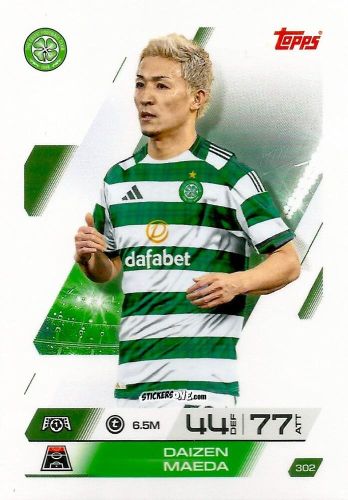 Sticker Daizen Maeda - UEFA Champions League & Europa League 2025-2026. Match Attax
 n. 302 - Topps