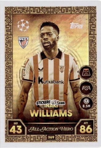 Cromo Iñaki Williams - UEFA Champions League & Europa League 2025-2026. Match Attax
 n. 369 - Topps