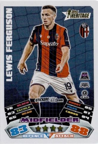 Figurina Lewis Ferguson - UEFA Champions League & Europa League 2025-2026. Match Attax
 n. 402 - Topps