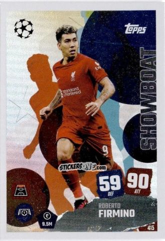 Figurina Roberto Firmino - UEFA Champions League & Europa League 2025-2026. Match Attax
 n. 415 - Topps