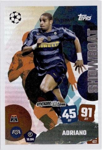 Figurina Adriano - UEFA Champions League & Europa League 2025-2026. Match Attax
 n. 422 - Topps