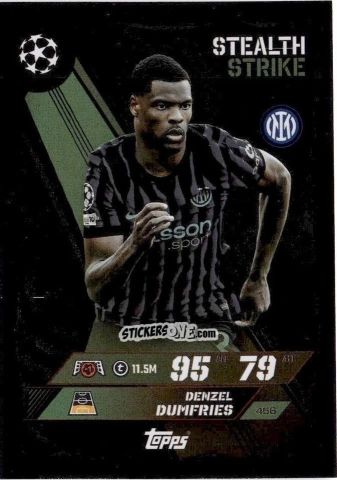 Cromo Denzel Dumfries - UEFA Champions League & Europa League 2025-2026. Match Attax
 n. 456 - Topps