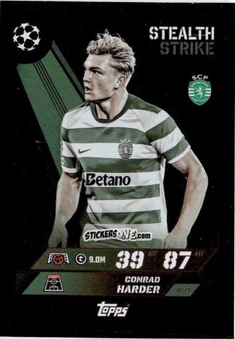 Cromo Conrad Harder - UEFA Champions League & Europa League 2025-2026. Match Attax
 n. 459 - Topps