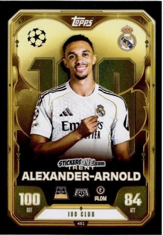 Sticker Trent Alexander-Arnold - UEFA Champions League & Europa League 2025-2026. Match Attax
 n. 461 - Topps