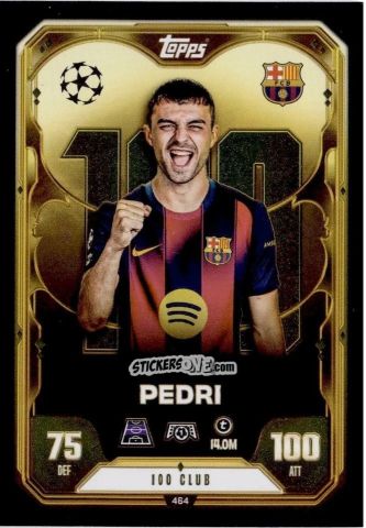 Cromo Pedri - UEFA Champions League & Europa League 2025-2026. Match Attax
 n. 464 - Topps