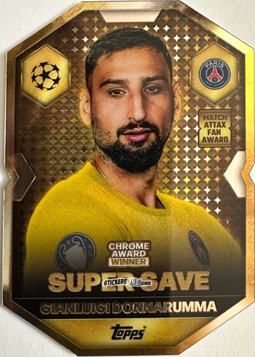 Cromo Gianluigi Donnarumma - UEFA Champions League & Europa League 2025-2026. Match Attax
 n. CA5 - Topps