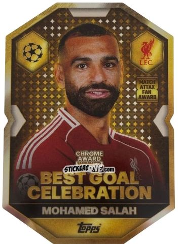 Sticker Mohamed Salah - UEFA Champions League & Europa League 2025-2026. Match Attax
 n. CA6 - Topps