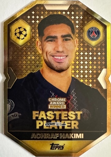Cromo Achraf Hakimi - UEFA Champions League & Europa League 2025-2026. Match Attax
 n. CA8 - Topps