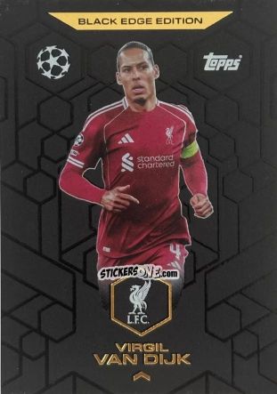 Sticker Virgil van Dijk - UEFA Champions League & Europa League 2025-2026. Match Attax
 n. BE1 - Topps